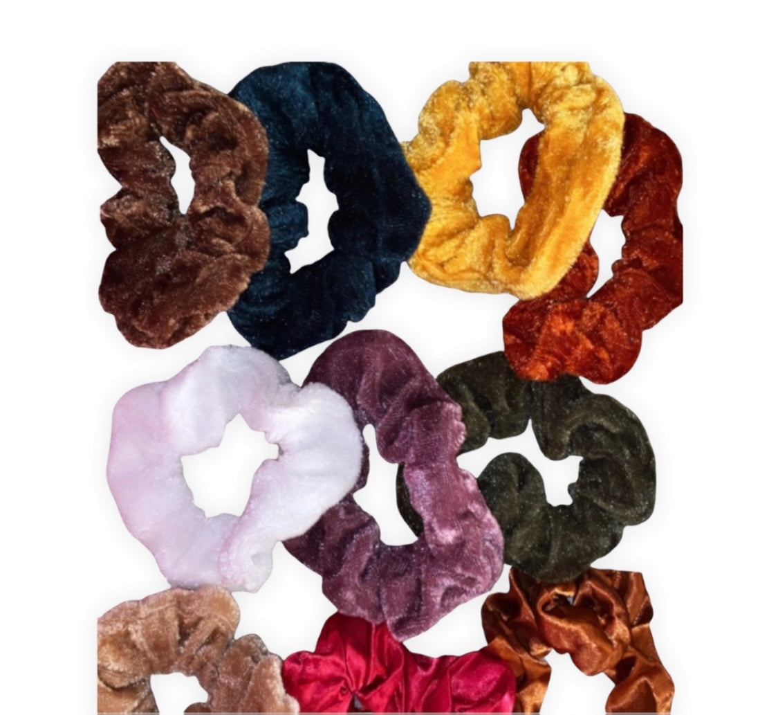 Velvet Hair Scrunchies