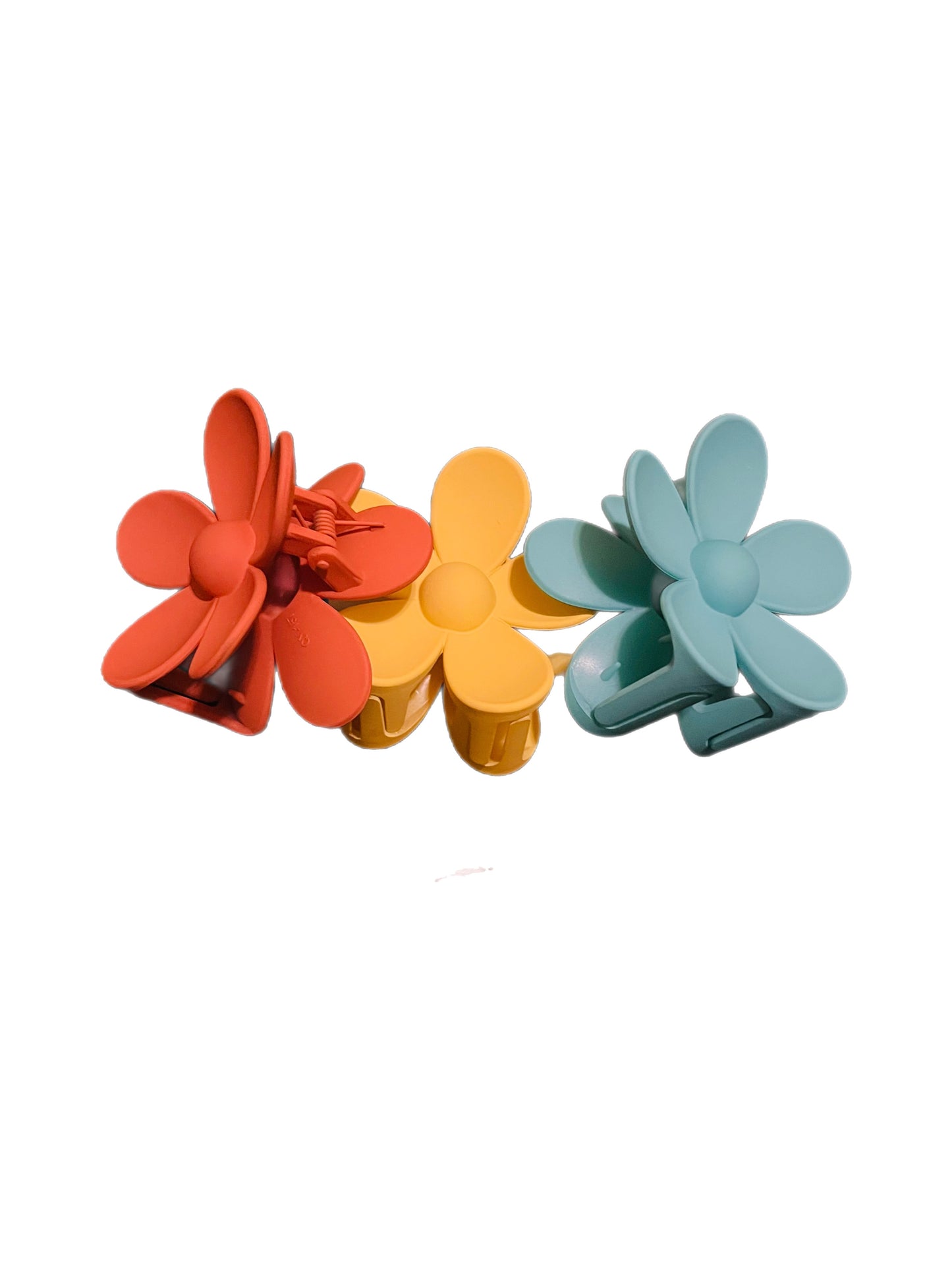 Flower hair clips